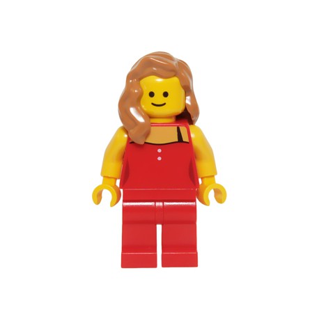 Dáma v červeném, Minifigurka pro LEGO Town set Detektivní kancelář