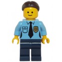 Policistka s vlasy s drdolem (vzadu), Minifigurka pro LEGO Town 10246 Detektivní kancelář