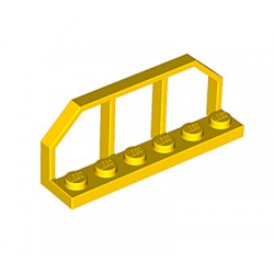 Zábradlí vagonu žluté, LEGO 6583 Plate 1 x 6 with Train Wagon End