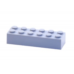 Kostka 2 x 6 x 1, klasická - světle šedá - LEGO 2456 / 4211795 - Light Bluish Gray Brick