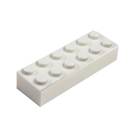Kostka 2 x 6 x 1, klasická - tmavě šedá - LEGO 2456 - Dark Bluish Gray Brick