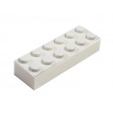 Kostka 2 x 6 x 1, klasická - bílá - LEGO 2456 - White Brick