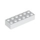 Kostka 2 x 6 x 1, klasická - tmavě šedá - LEGO 2456 - Dark Bluish Gray Brick