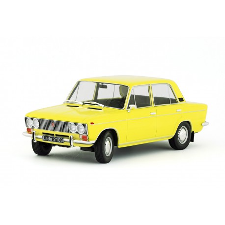 1973 LADA 1500 (VAZ 2103) − jasně žlutá − iScale/T9 1:18