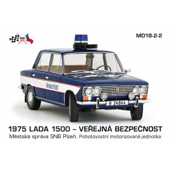 1975 LADA 1500 – VEŘEJNÁ BEZPEČNOST, Pohotovostní motorizovaná jednotka Plzeň – Model DEPO 1:18