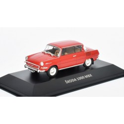 1966 Škoda 1000 MBX – červená – DeAgostini 1:43