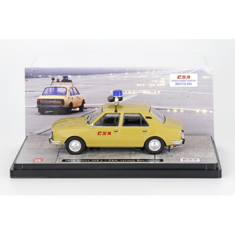 1978 ŠKODA 105 L – ČSA Letisko Bratislava − ABREX / Model DEPO 1:43