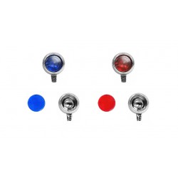 2 a 2 Střední přídavná světla o průměru 3,45 mm − modrá a červená − CAL 1:43