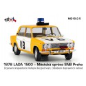 1978 LADA 1500 – Dopravní inspektorát Veřejné bezpečnosti, MS SNB Praha – Model DEPO 1:18