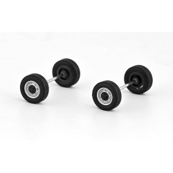 Kola (4x kolo a 2x osa) z modelu Škoda 120 L (1984) − ABREX 1:43