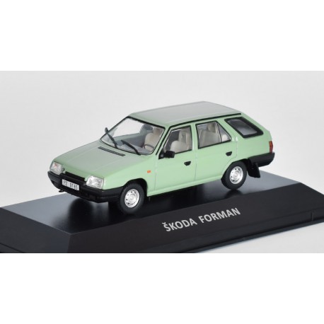 1990 Škoda Forman – Zelená topolová – DeAgostini 1:43