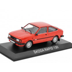 1987 Škoda Rapid 130 – červená – DeAgostini 1:43