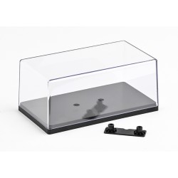 Vitrínka (plexi box, krabička), podstavec a bílý kartonový přebal − univerzální − ABREX 1:43