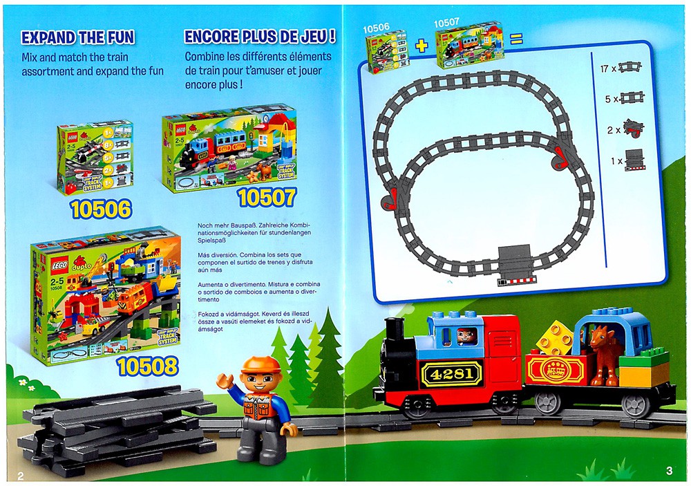 lego vlak duplo